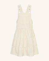 Salopette crème pour enfants, robe cascade