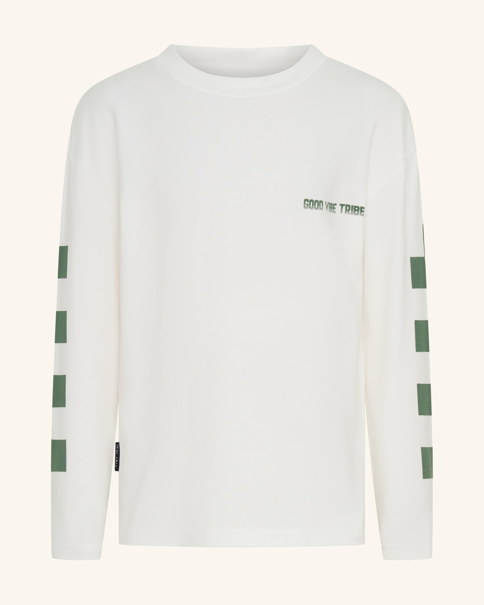 Green Good Vibe Drop Shoulder Tee