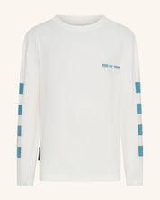 Blue Good Vibe Drop Shoulder Tee