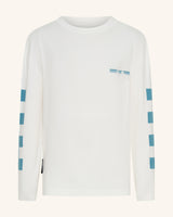 Blue Good Vibe Drop Shoulder Tee