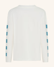 Blue Good Vibe Drop Shoulder Tee