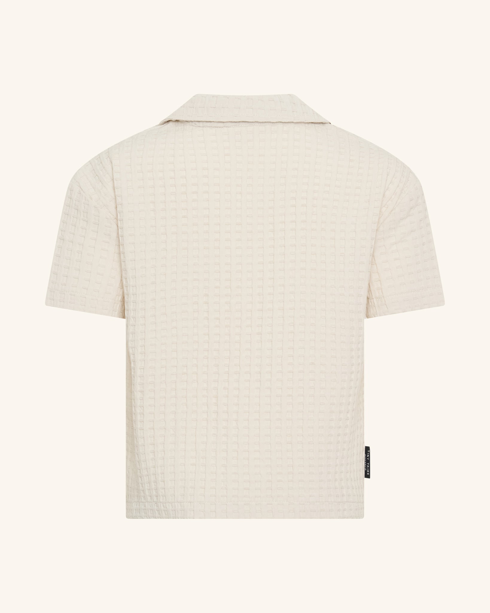 Chemise gaufrée grise