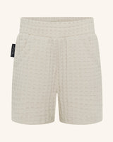 Short gaufré gris pour bébés