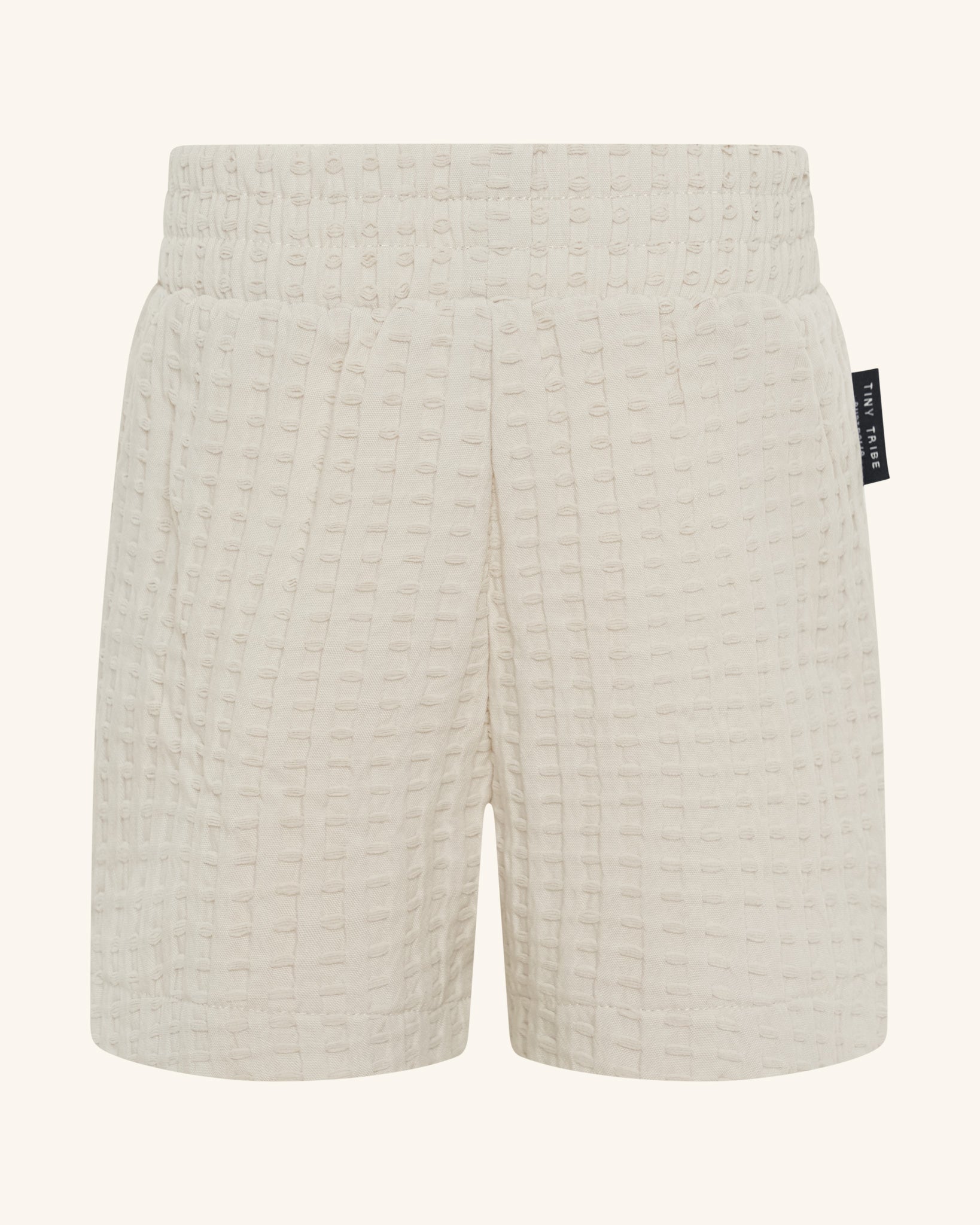 Short gaufré gris pour bébés