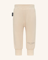 Pantalon de survêtement Core Signature pour bébés Crème / Anthracite