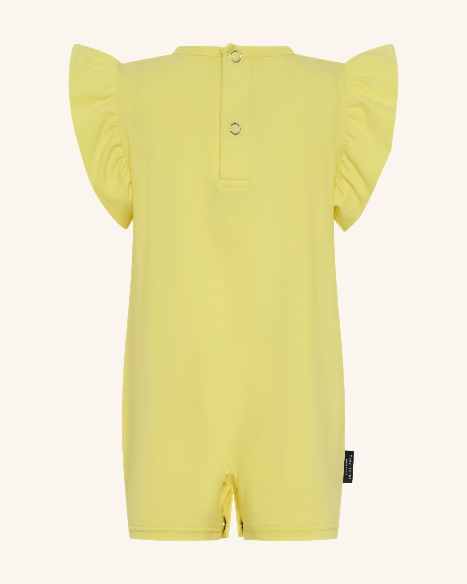 Combinaison à volants citron doux
