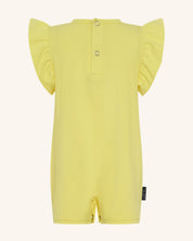 Combinaison à volants citron doux