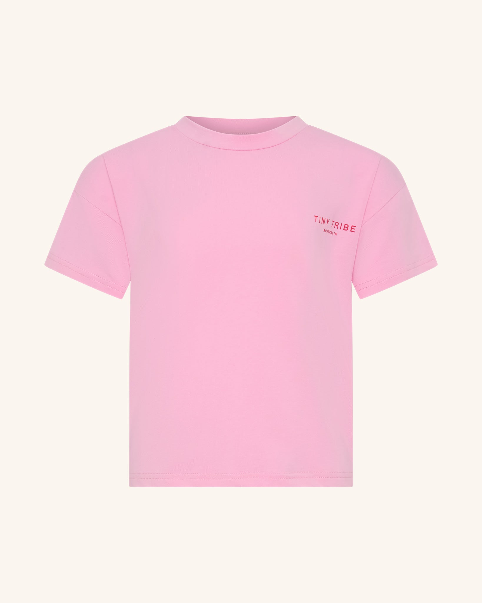 Core Drop Shoulder Tee Pink