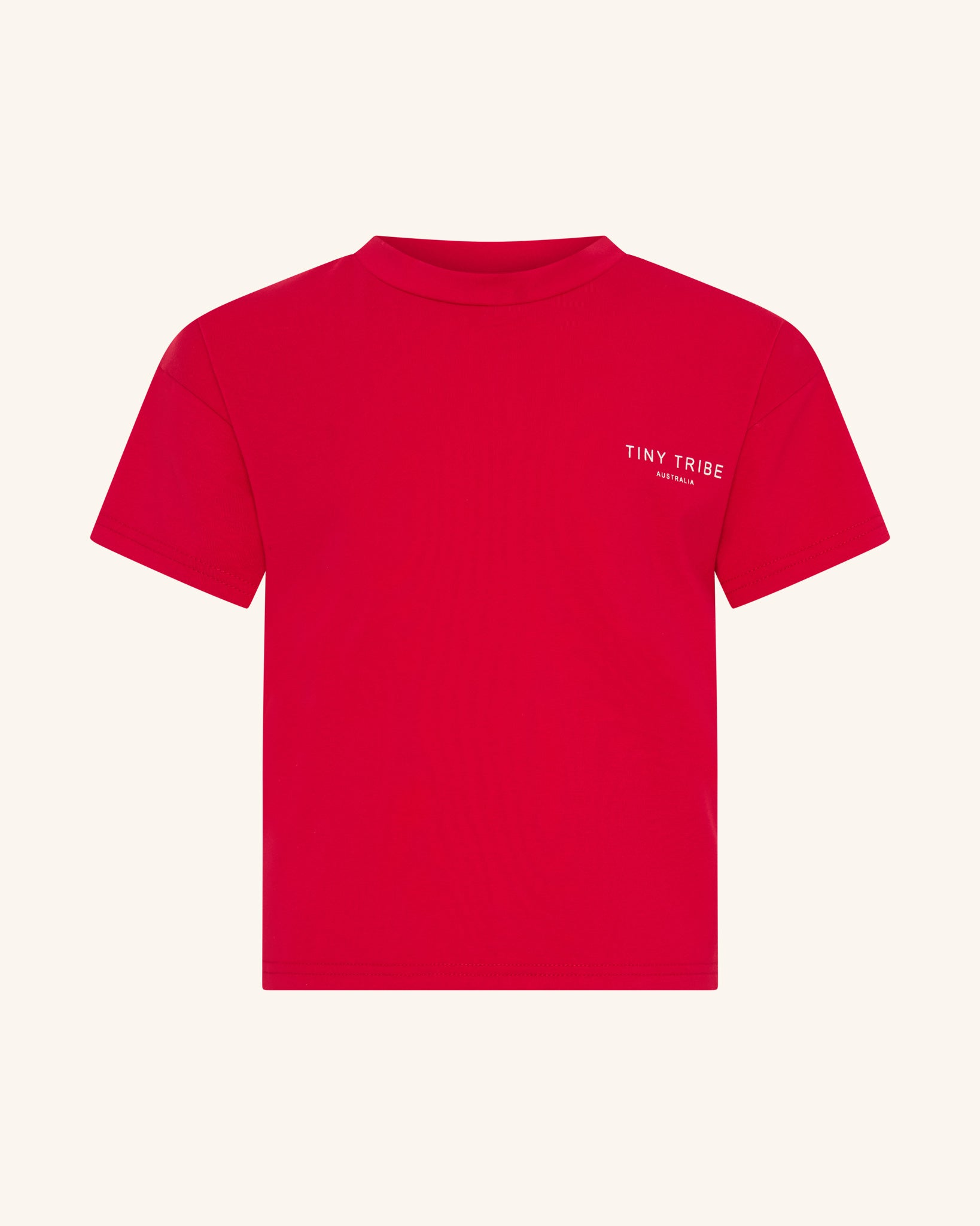 Core Drop Shoulder Tee Red