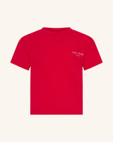 Core Drop Shoulder Tee Red