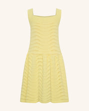 Robe jaune au crochet