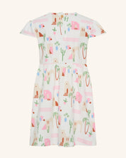 Robe méditerranéenne cintrée et évasée