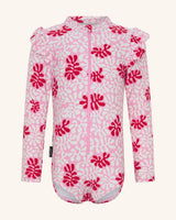 Sweet Coral Long Sleeve Swim