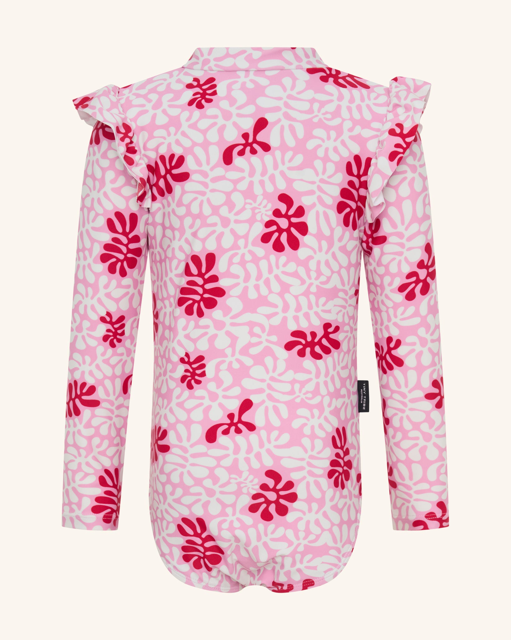 Sweet Coral Long Sleeve Swim