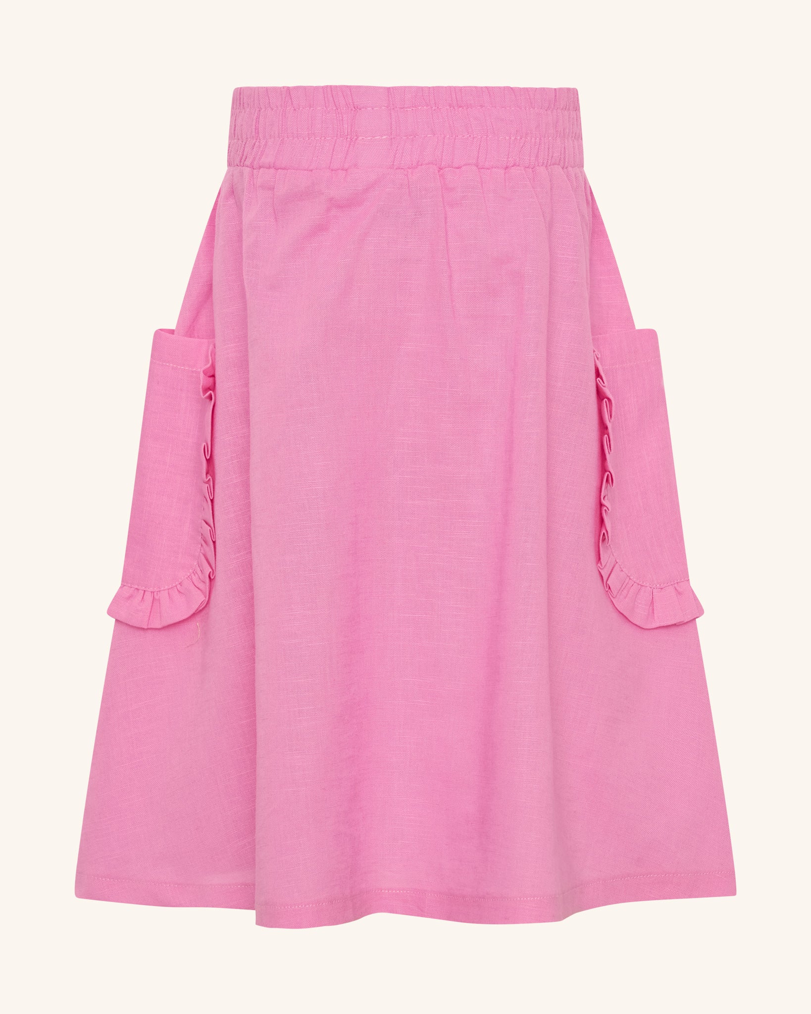 Long Skirt With Pockets Pink