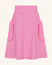 Long Skirt With Pockets Pink