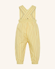 Salopette à rayures jaunes