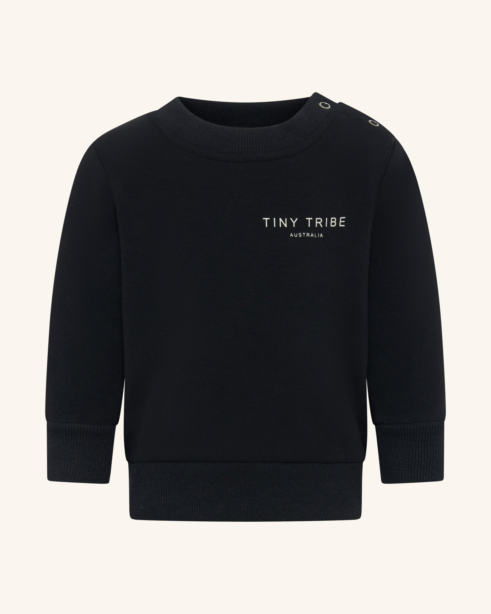 Sweat-shirt noir pour bébé Core Signature