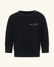 Sweat-shirt noir pour bébé Core Signature