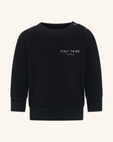 Sweat-shirt noir pour bébé Core Signature