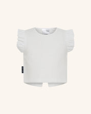 Haut en lin à dos croisé