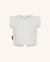 Haut en lin à dos croisé