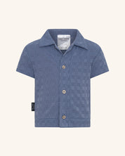 Blue Collared Button Shirt