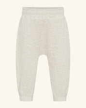 Pantalon ample en coton froncé