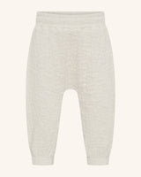 Pantalon ample en coton froncé