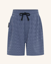 Little Boy Textured Short Slate Blue