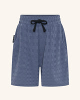 Little Boy Textured Short Slate Blue