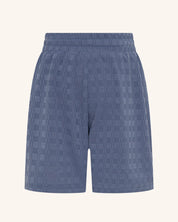 Little Boy Textured Short Slate Blue