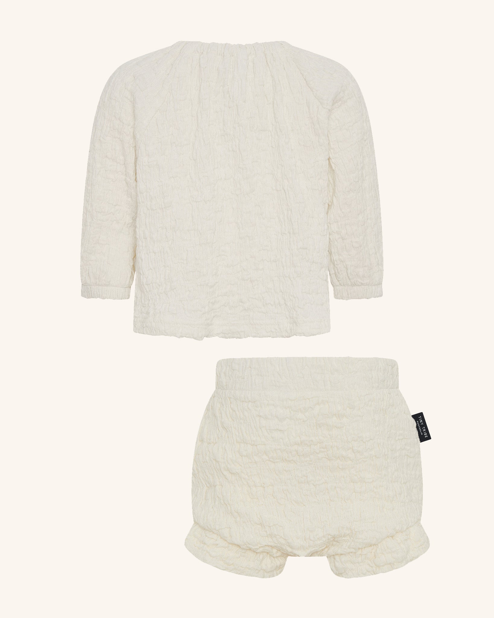 Ensemble slouch en coton froncé