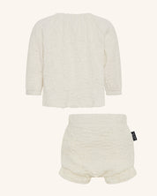 Ensemble slouch en coton froncé