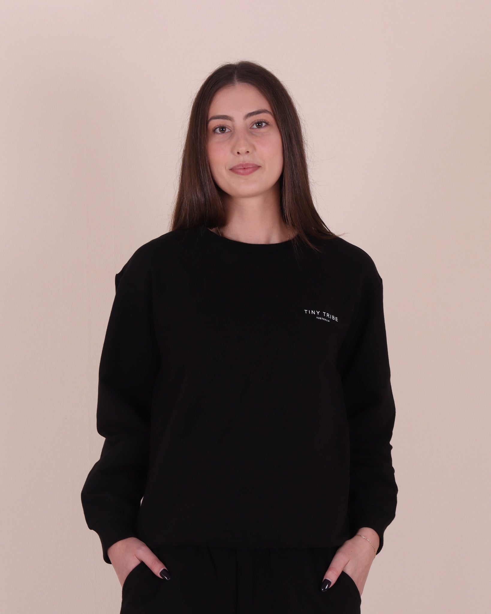 Adults Core Signature Sweat Top Black