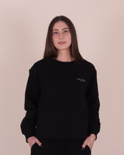Adults Core Signature Sweat Top Black