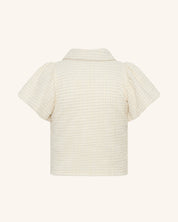 Boucle Button Top
