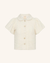 Boucle Button Top