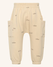 Cream Good Vibe Tribe Lounge Sweat Pant