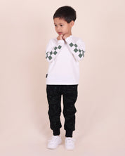 Green Good Vibe Drop Shoulder Tee