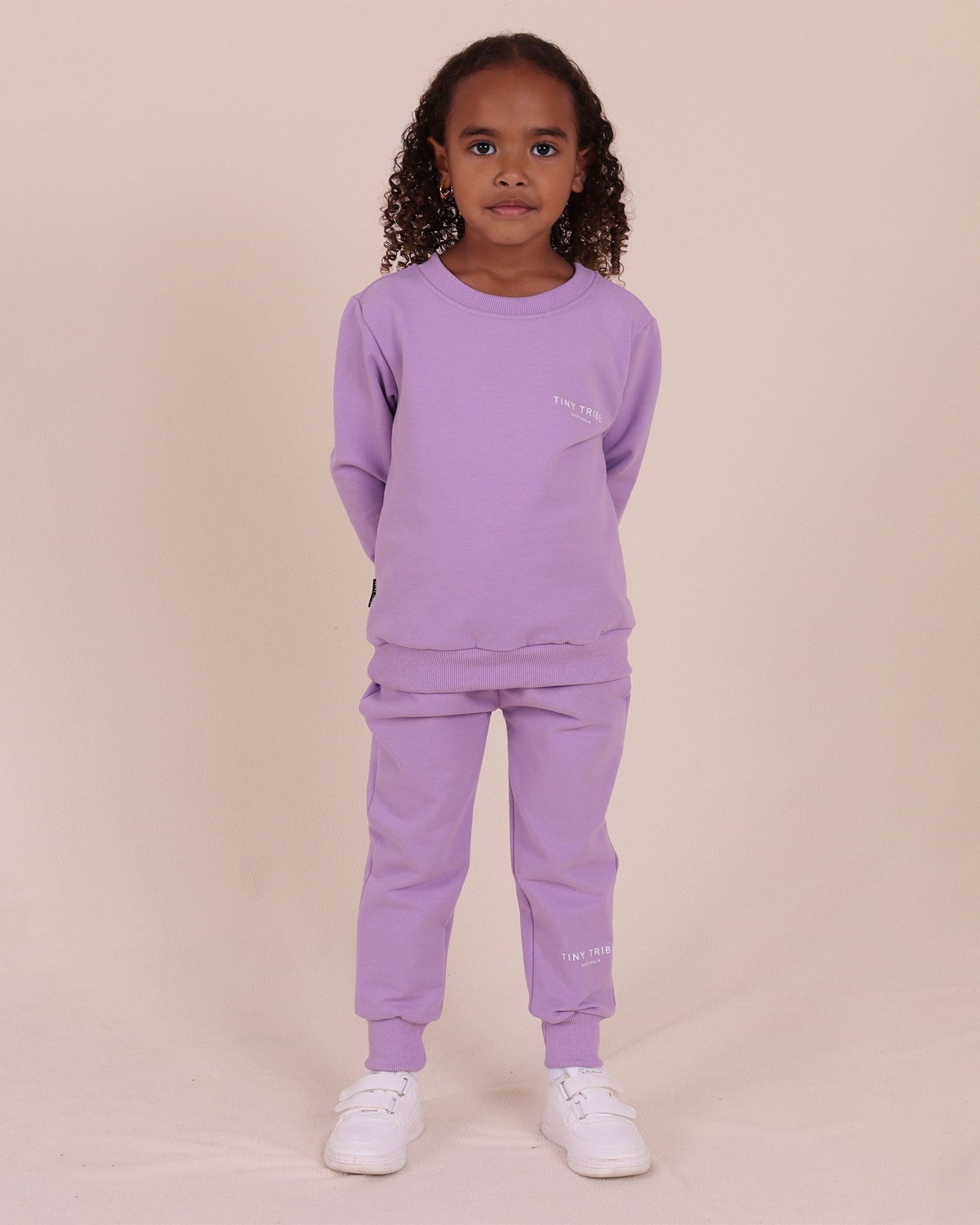 Pantalon de survêtement enfant lilas