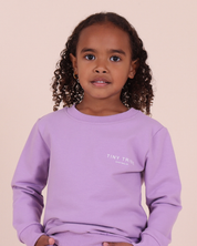 Sweat-shirt enfant lilas