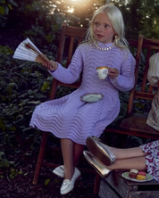 Robe à col crochet