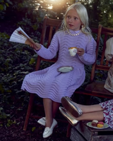 Robe à col crochet